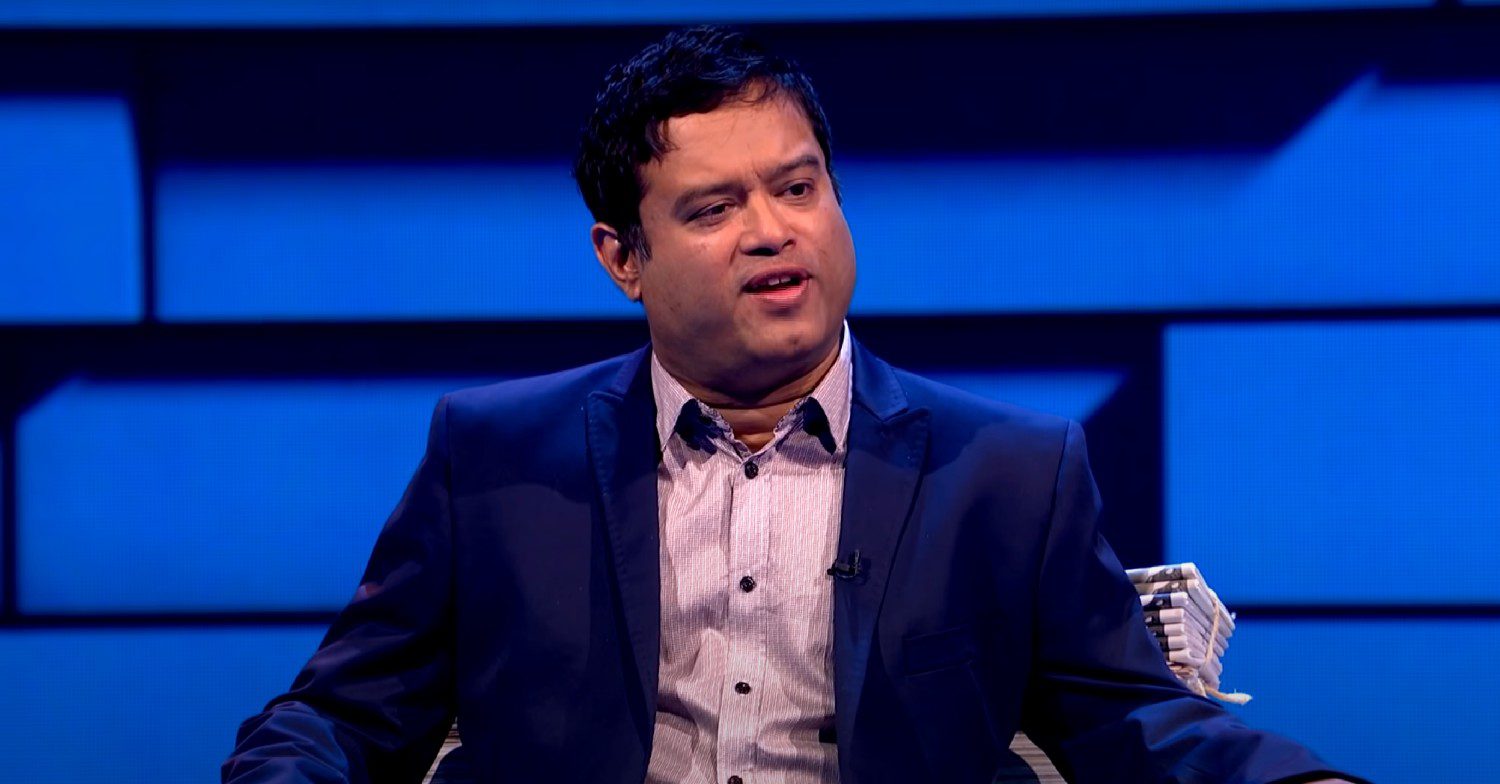 The Chase star Paul Sinha speaking in an interview