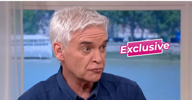 Phillip Schofield scowls/ED exclusive banner