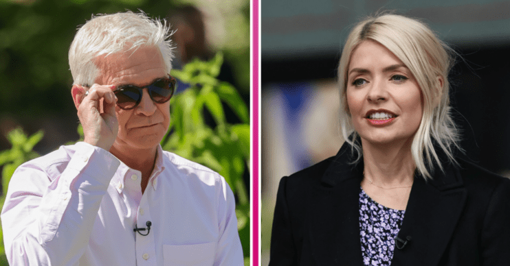 Phillip Schofield and Holly Willoughby during different outings