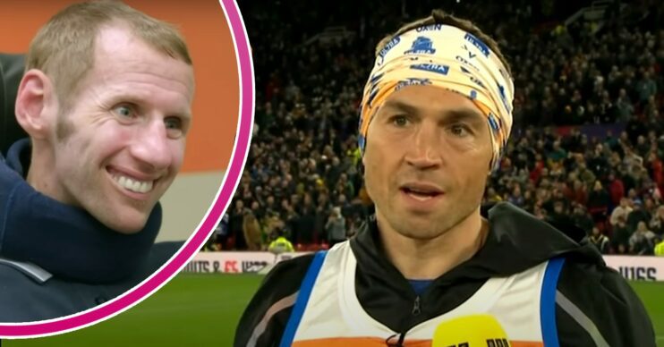 Kevin Sinfield / Rob Burrow smiling
