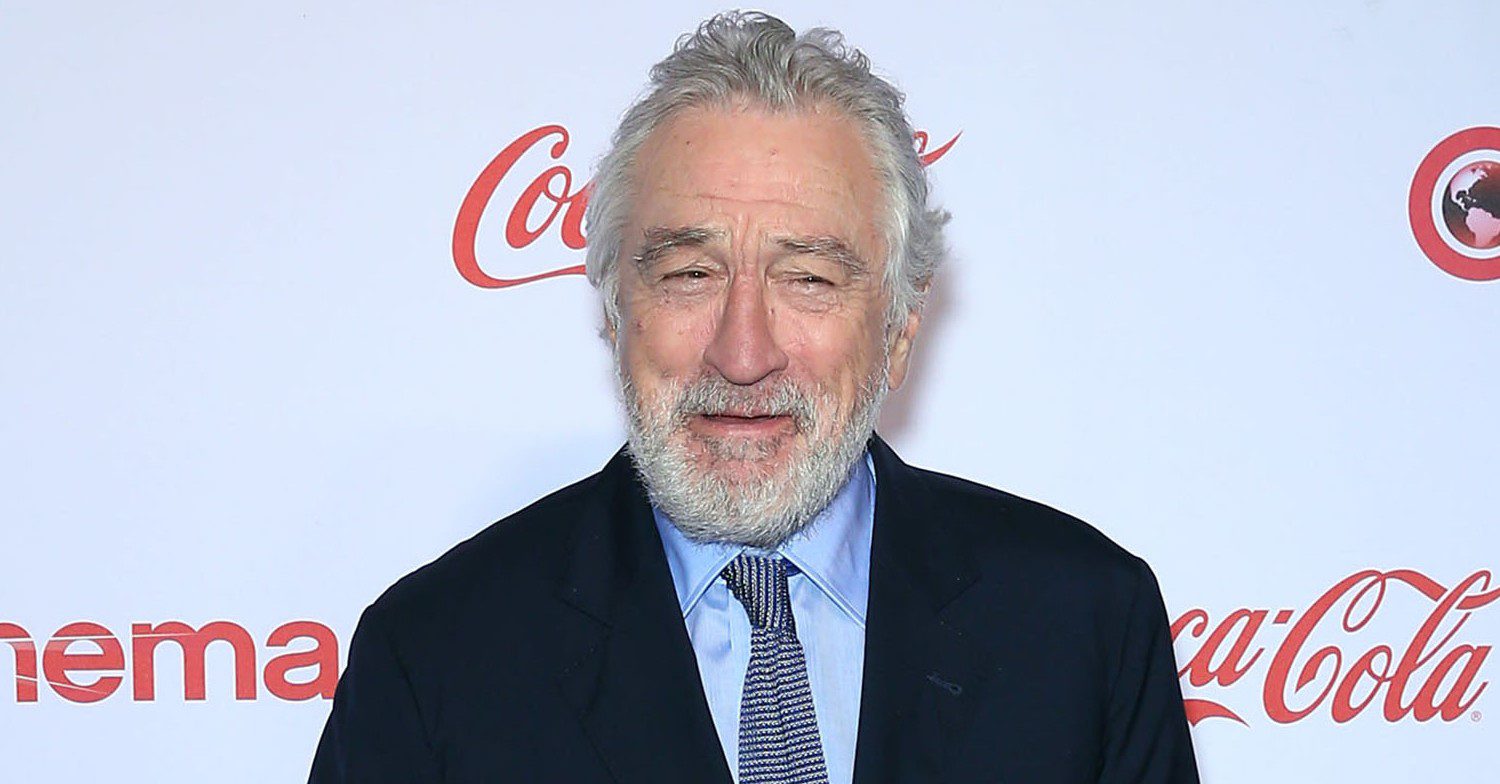 Robert De Niro smiling with a beard