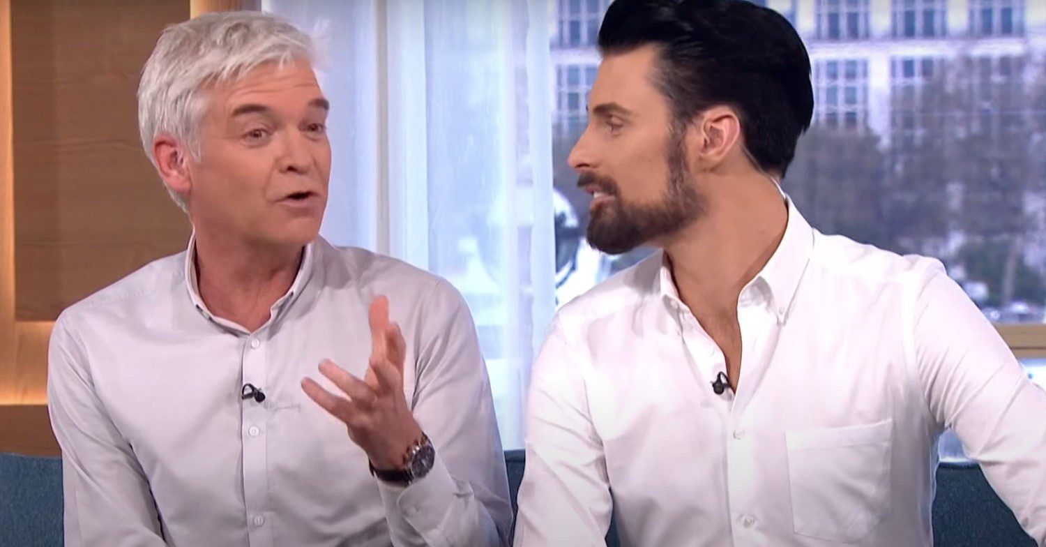 Philip Schofield and Rylan on This Morning