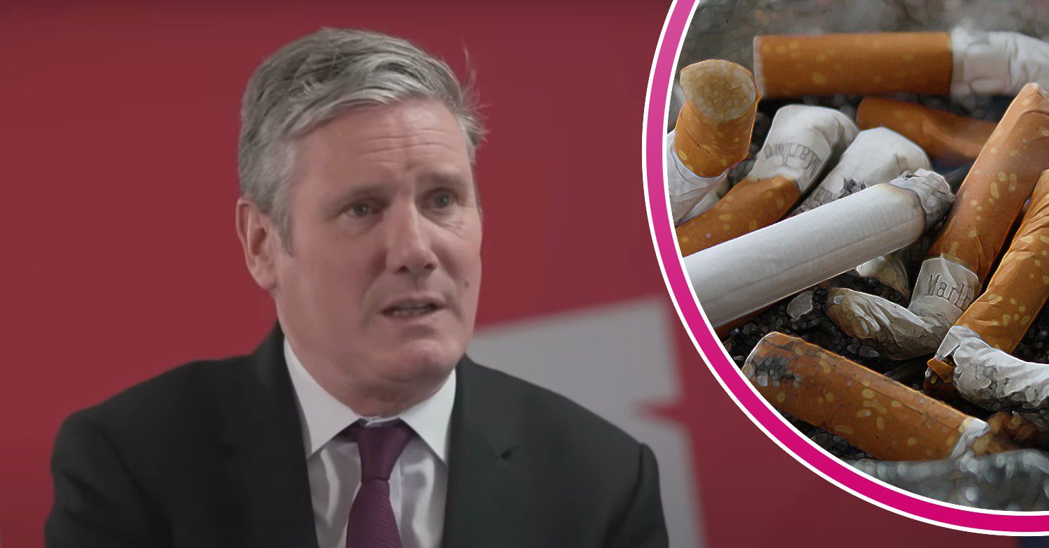 Kier Starmer / cigarettes