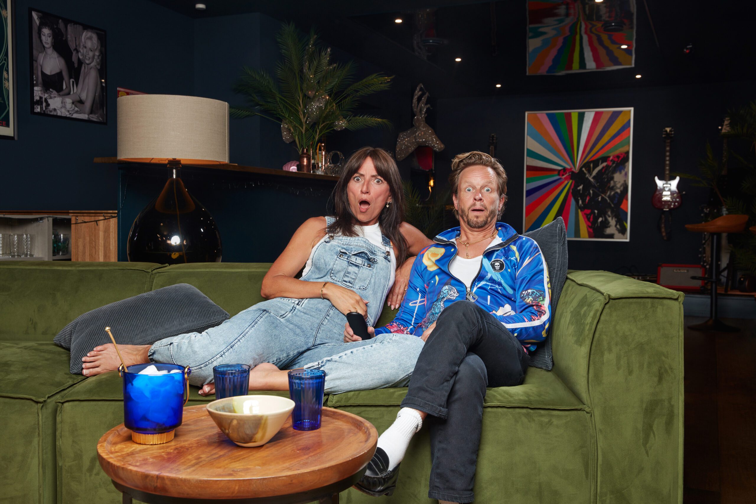 Davina McCall and her partner Michael Douglas