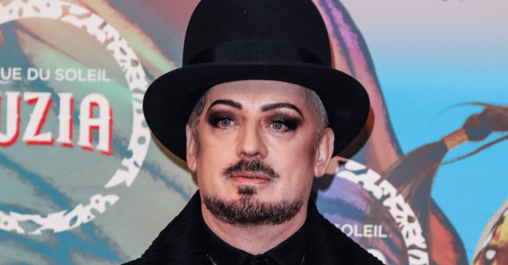 Boy George straight faced