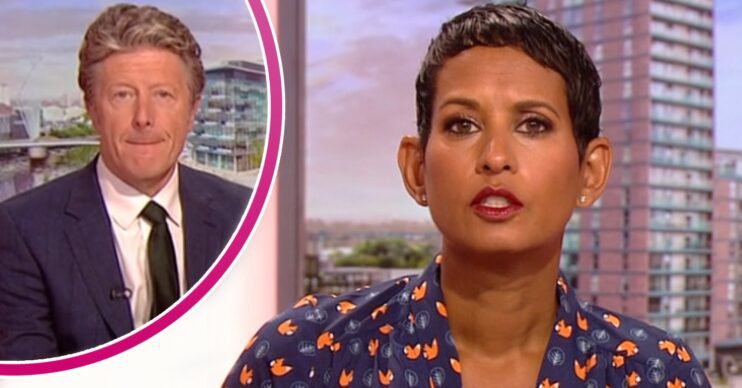 Charlie Stayt and Naga Munchetty on BBC Breakfast today