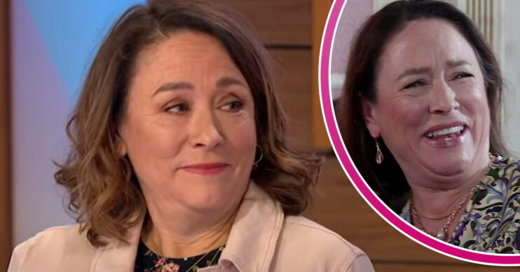 Coronation Street's Arabella Weir and, in a bubble, Yvette