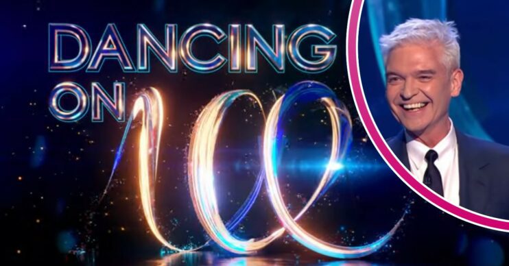 Phillip Schofield and Dancing On Ice logo
