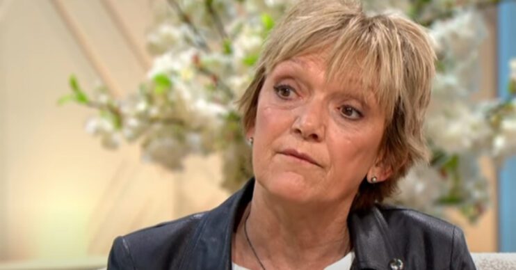 EastEnders' Gillian Wright looking serious