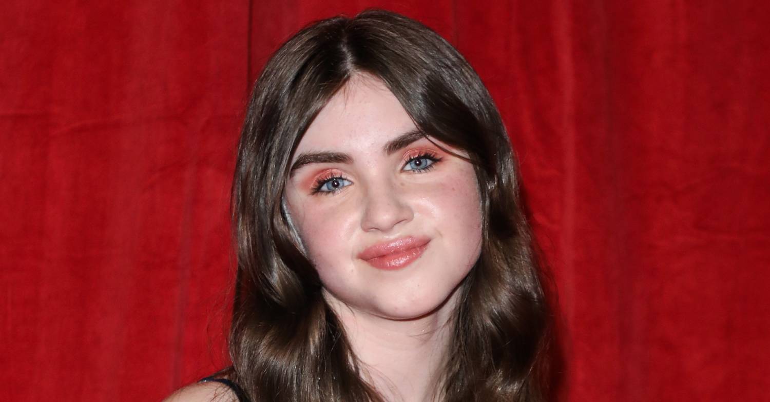 Emmerdale actress Amelia Flanagan smiles