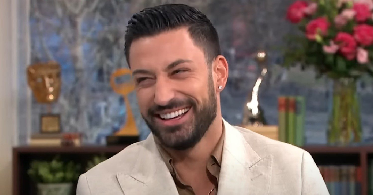 Giovanni Pernice laughing on This Morning