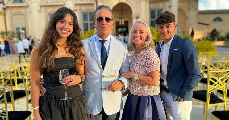 Grace O'Malley-Kumar with family