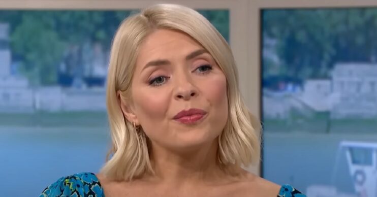 Holly Willoughby speaking on This Morning