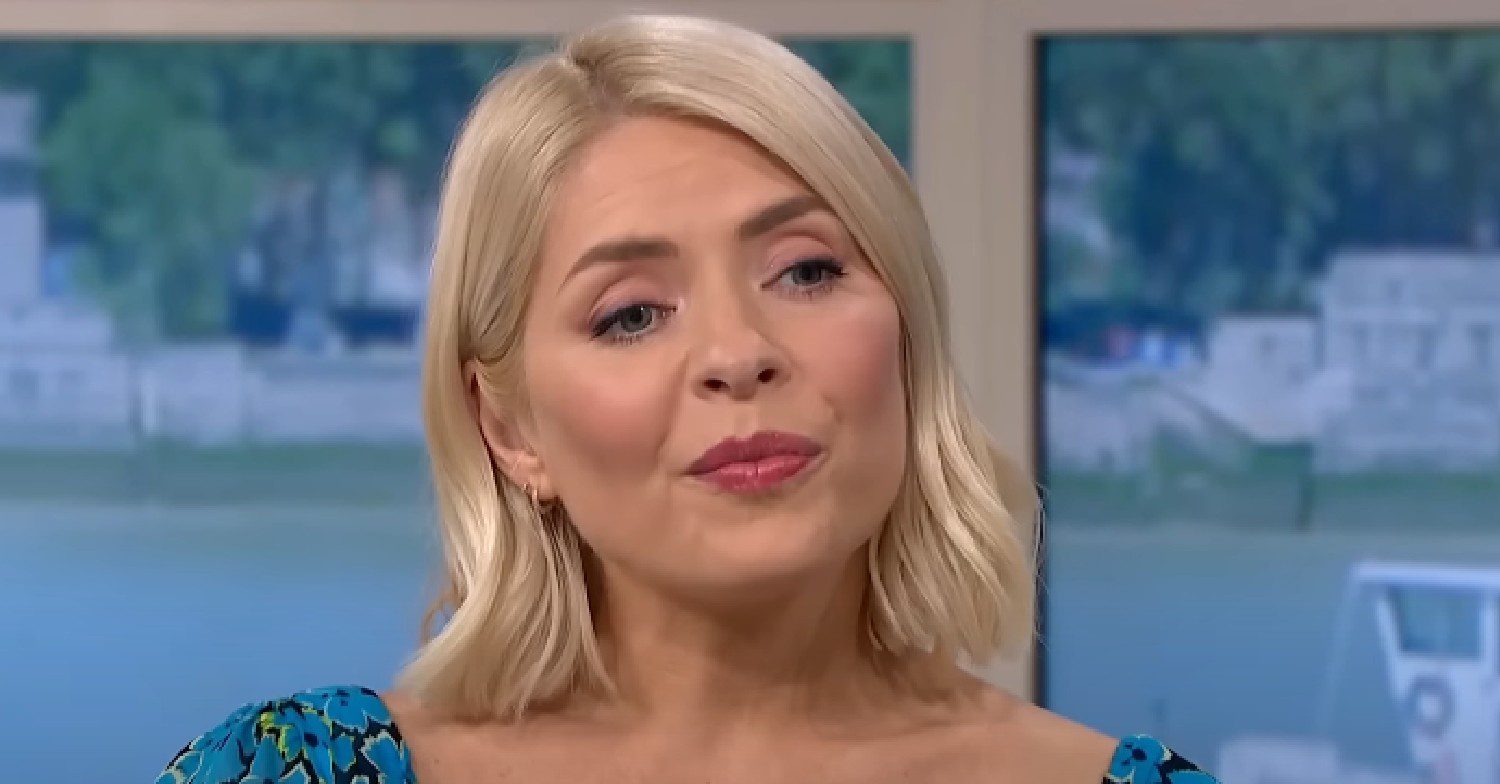 Holly Willoughby speaking on This Morning