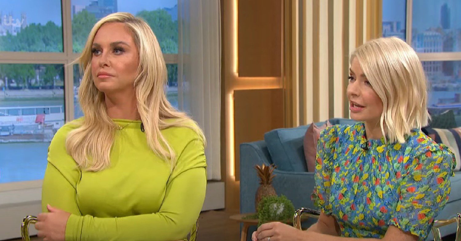 Josie Gibson and Holly Willoughby on This Morning today