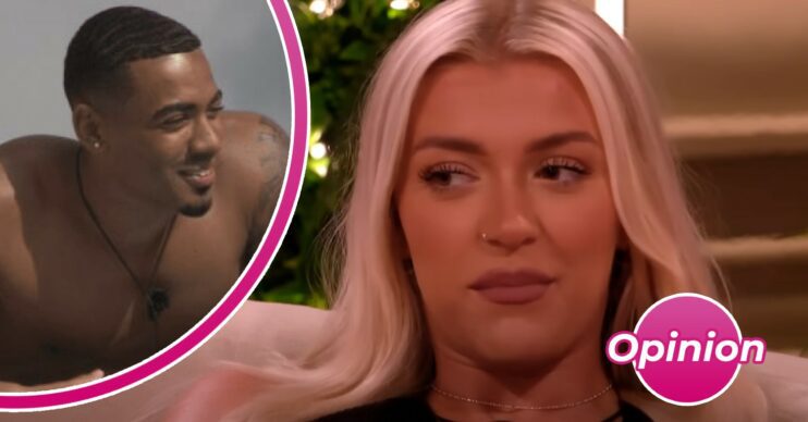 Tyrique and Molly on Love Island
