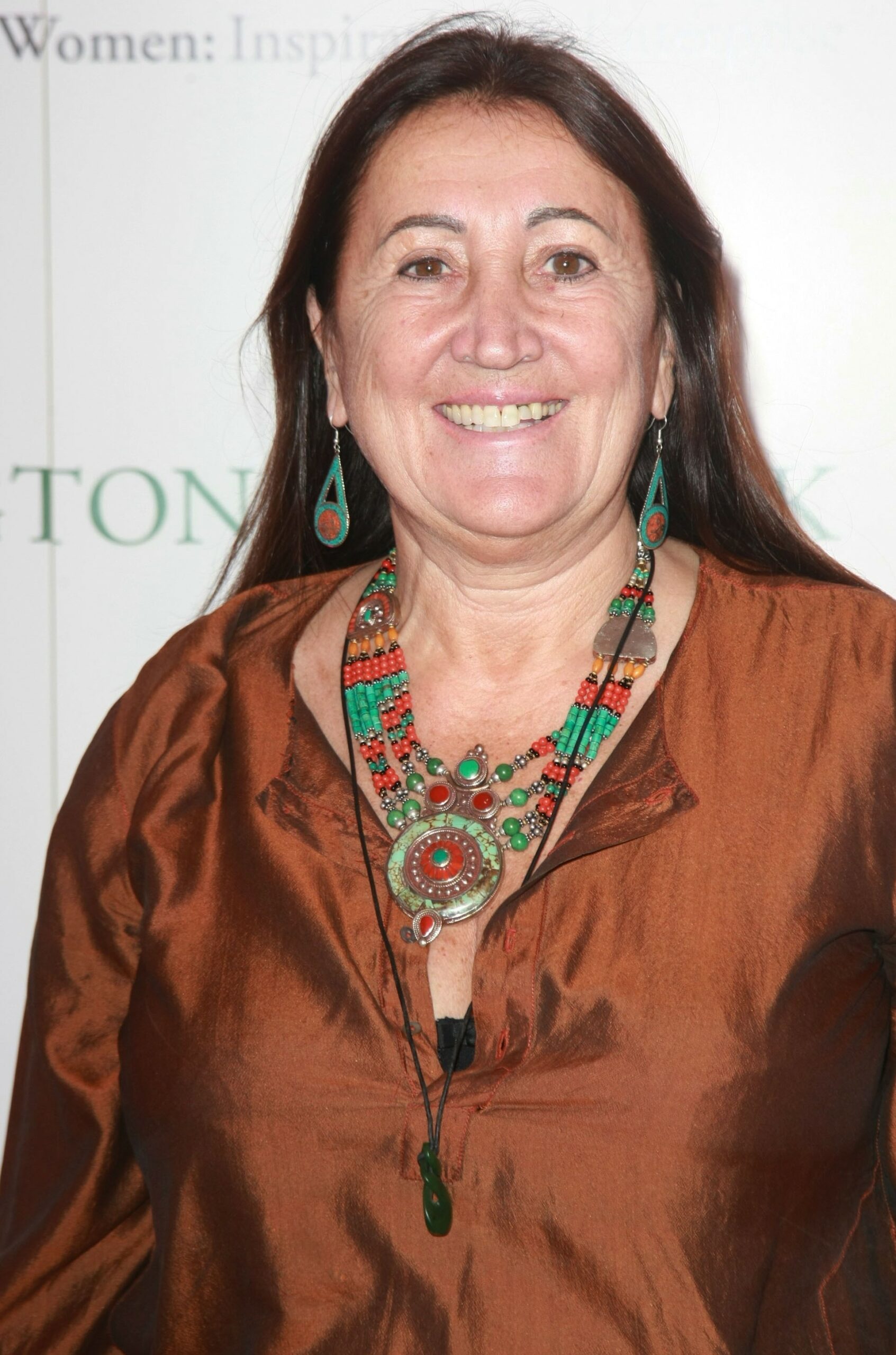 Lynne Franks smiling at event
