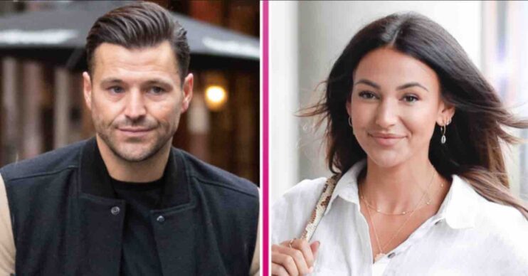 Mark Wright and Michelle Keegan smiling