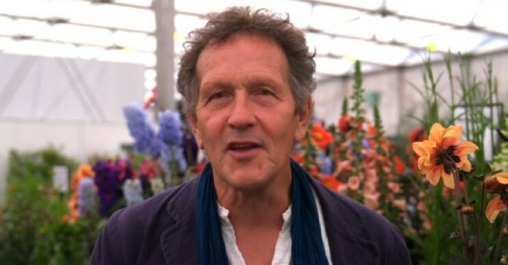 Monty Don speaking to viewers on Gardeners' World