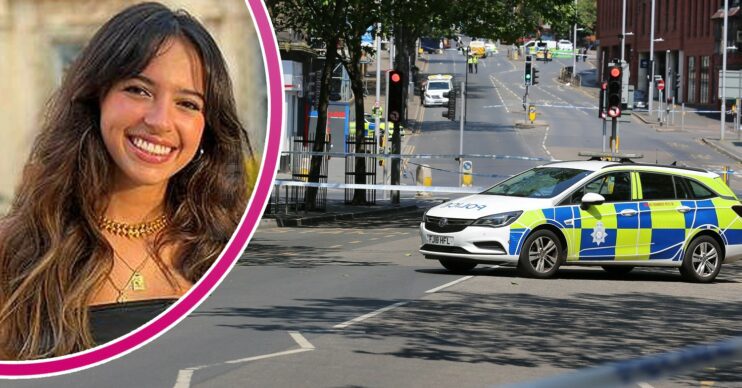 Grace O'Malley-Kumar smiling, Nottingham attack scene