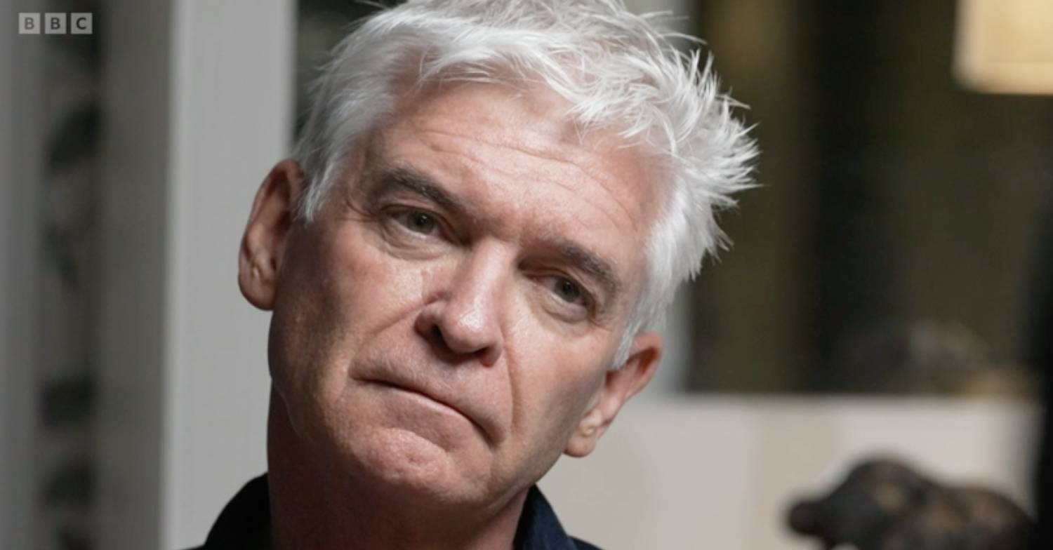 Phillip Schofield tilts his head