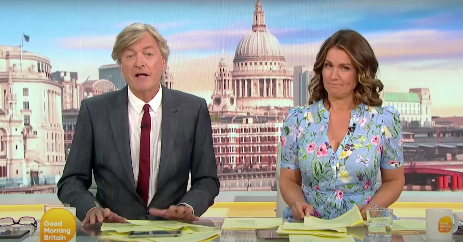 Richard Madeley co-hosts GMB on ITV alongside Susanna Reid