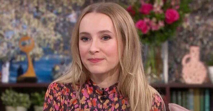 Rose Ayling-Ellis is expressionless