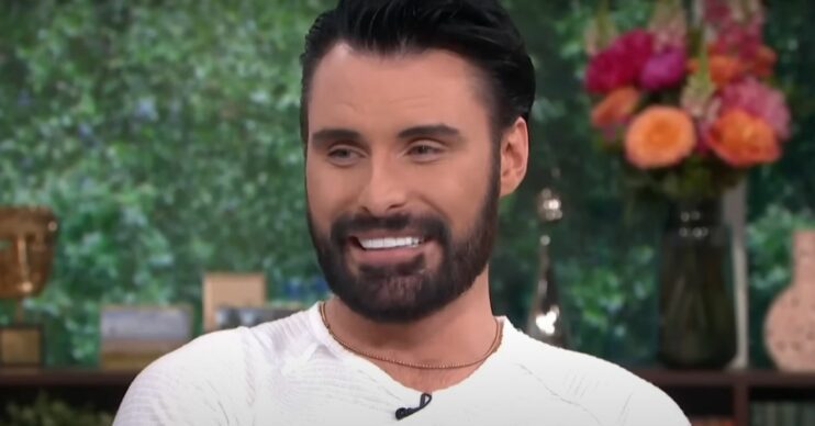 Rylan Clark smiling on This Morning