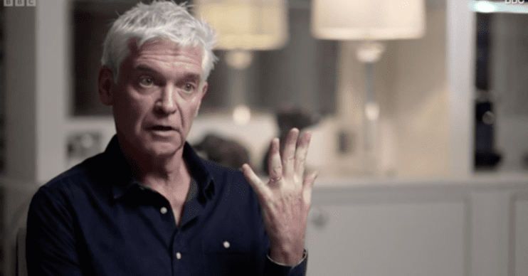 Phillip Schofield with wedding band