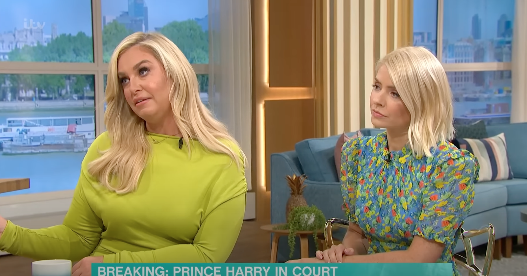 Josie Gibson and Holly Willoughby on This Morning 