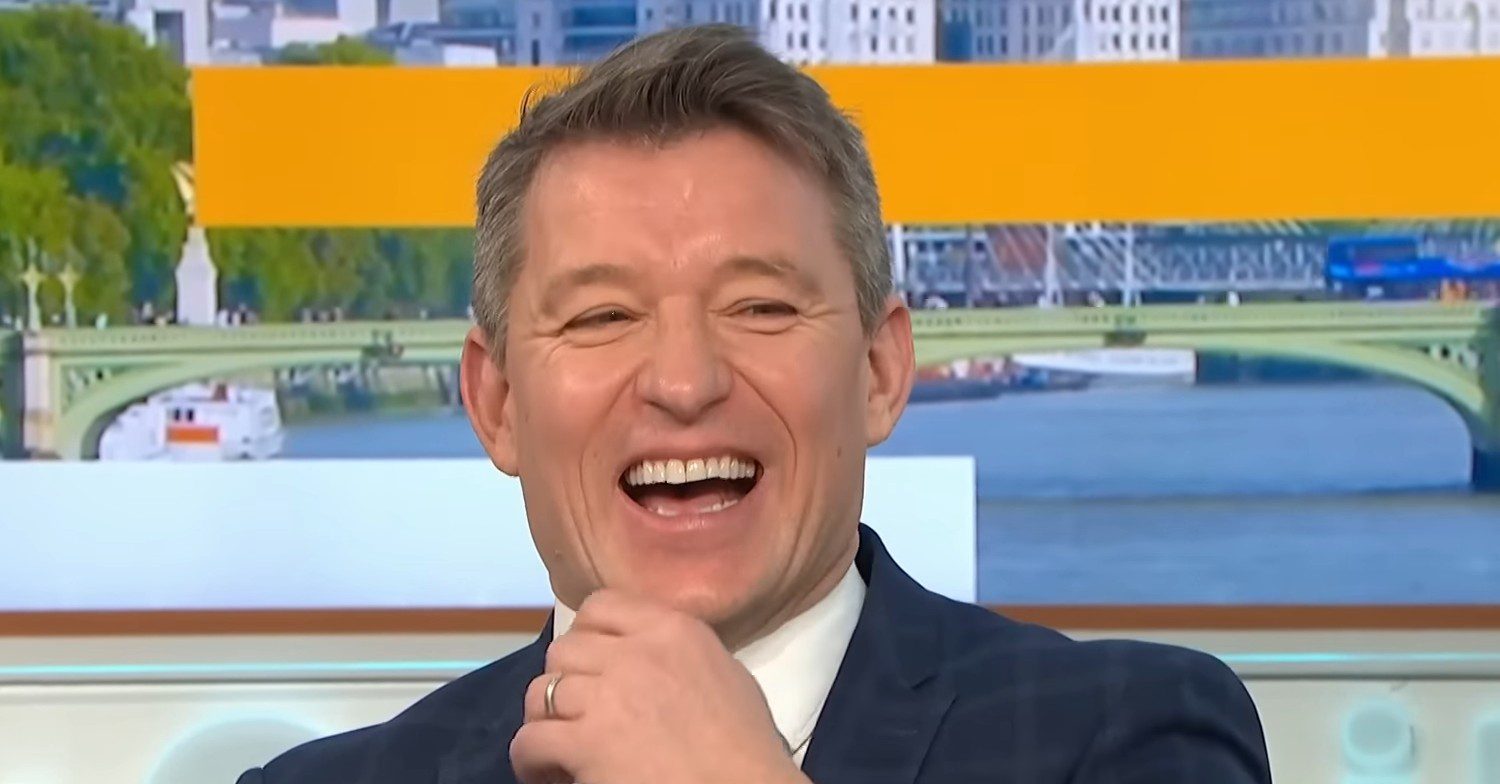 Ben Shephard smiles on GMB