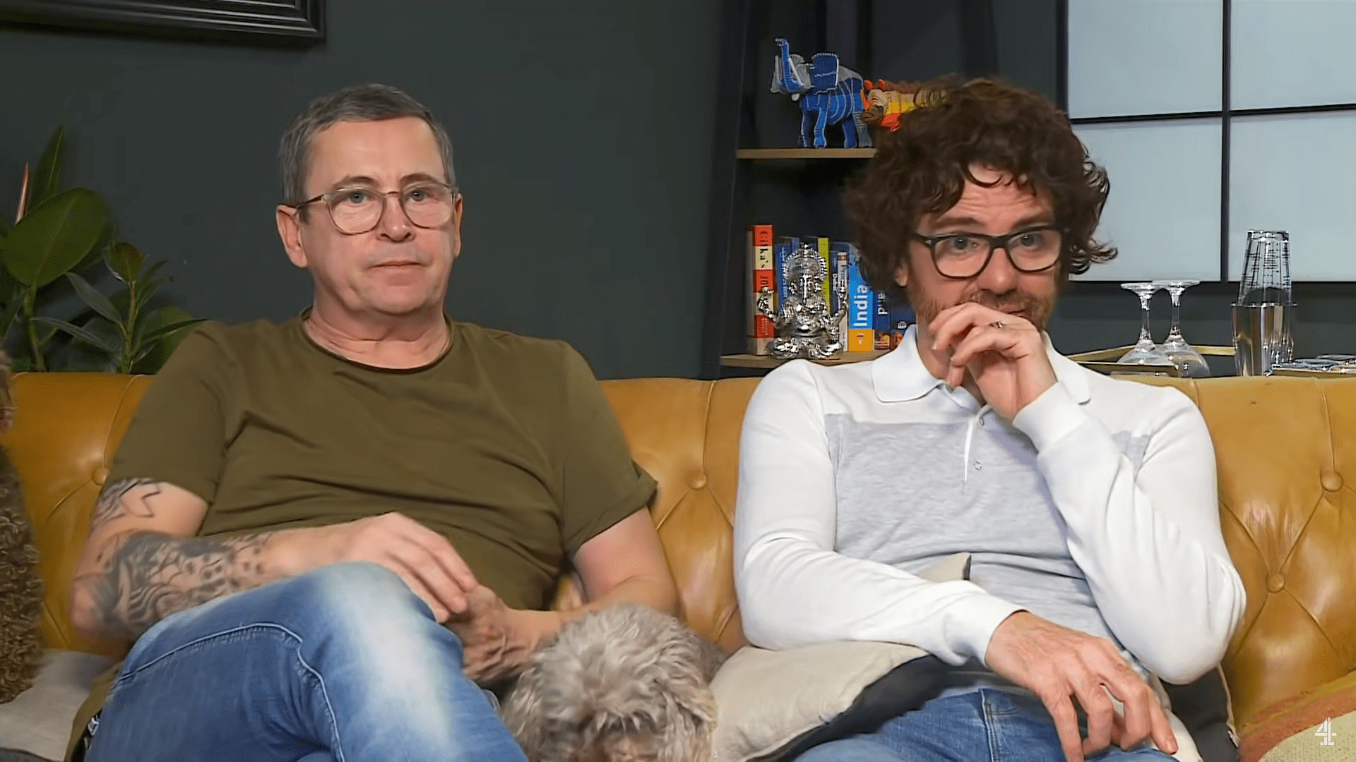 Daniel and Stephen sit in Gogglebox