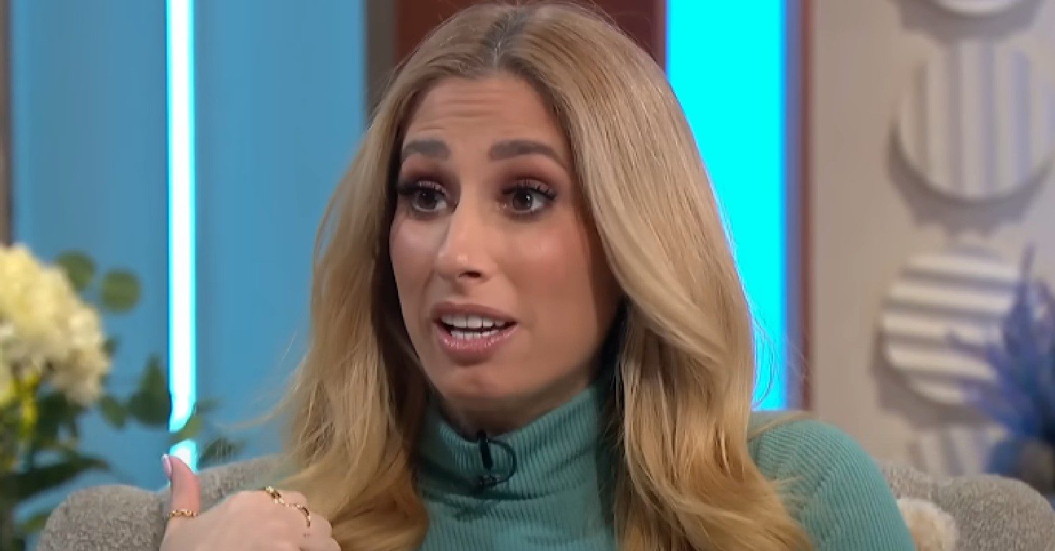 Stacey Solomon talking on Lorraine