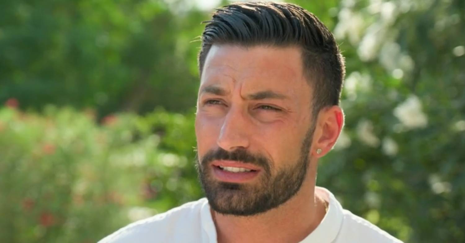 Strictly star Giovanni Pernice frowns