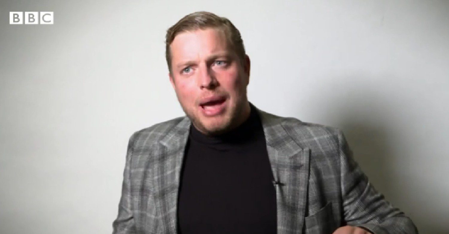 Tom Skinner during audition for The Apprentice