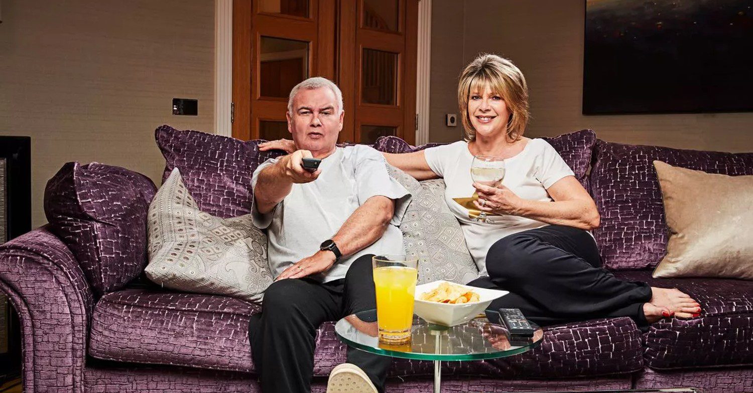Eamonn Holmes and Ruth Langsford on Celebrity Gogglebox