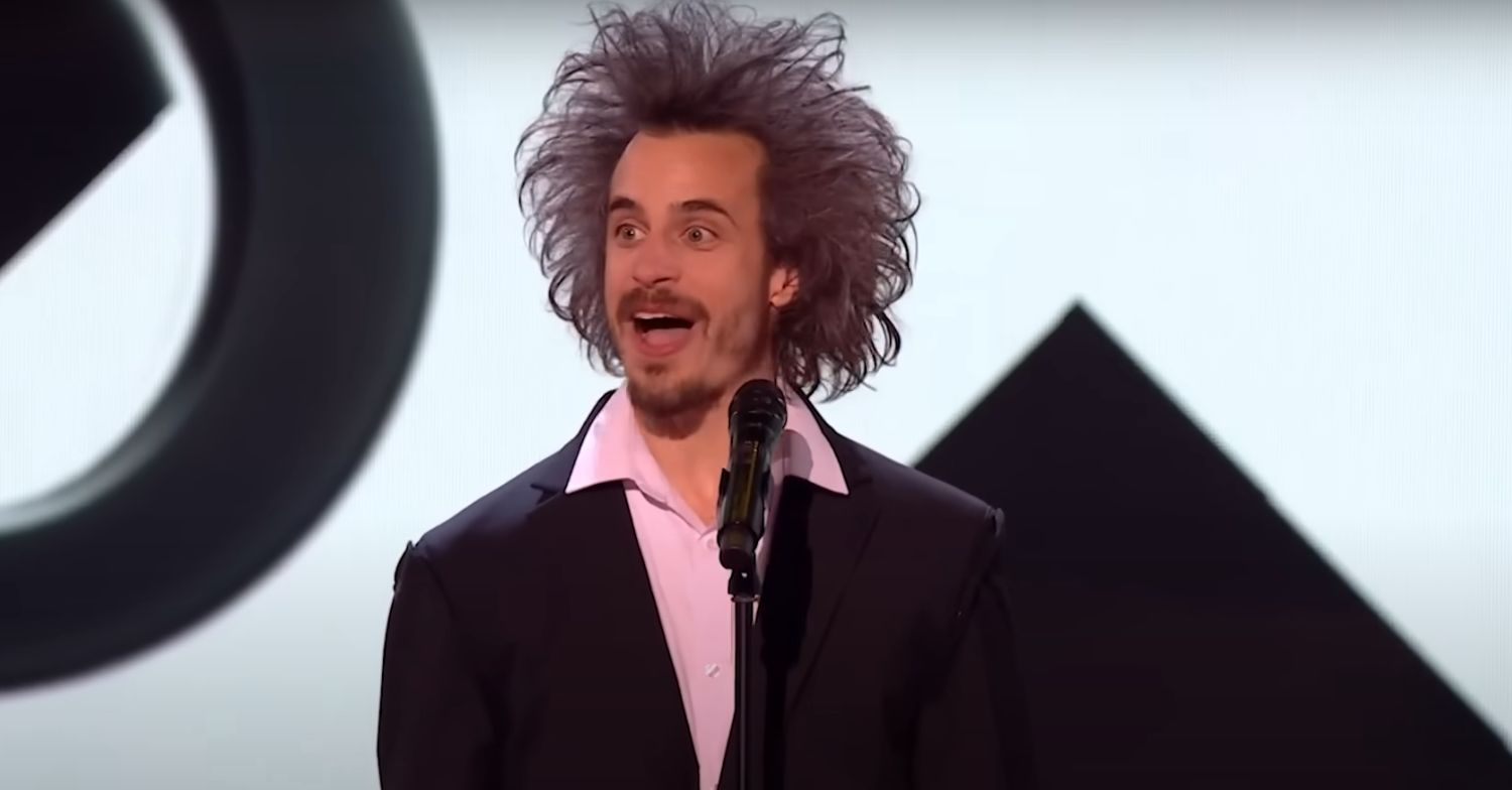 Viggo Ven performing on BGT stage