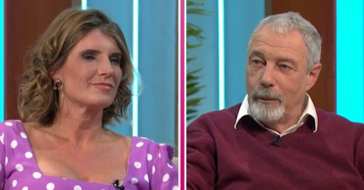 Amanda and Clive Owen smile on Lorraine