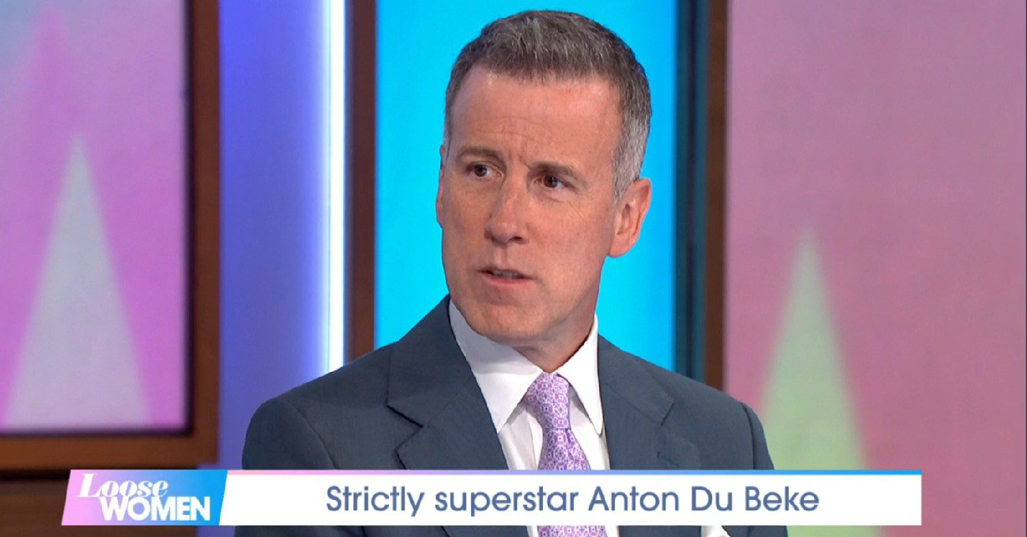 Anton Du Beke on Loose Women today 