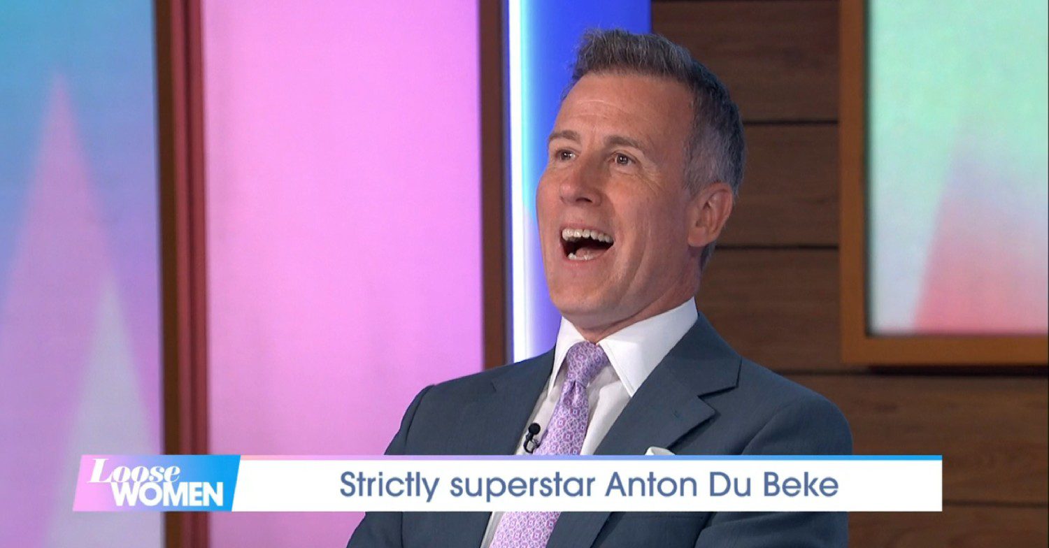 Anton Du Beke laughing 