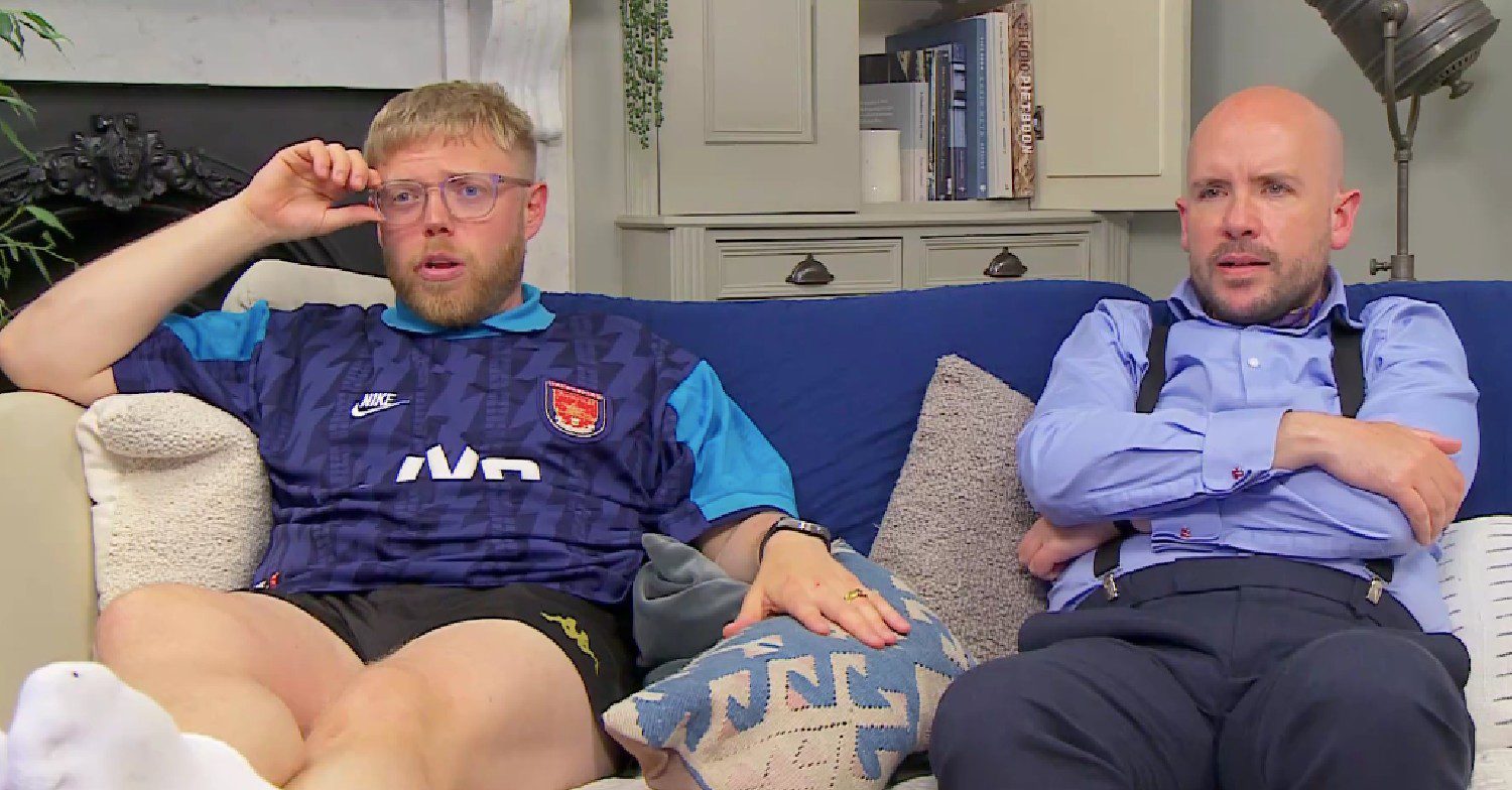 Celebrity Gogglebox cast members watching TV