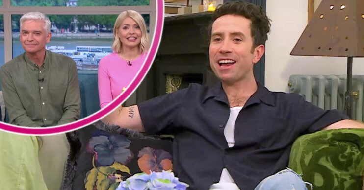 This Morning hosts with a Celebrity Gogglebox cast member