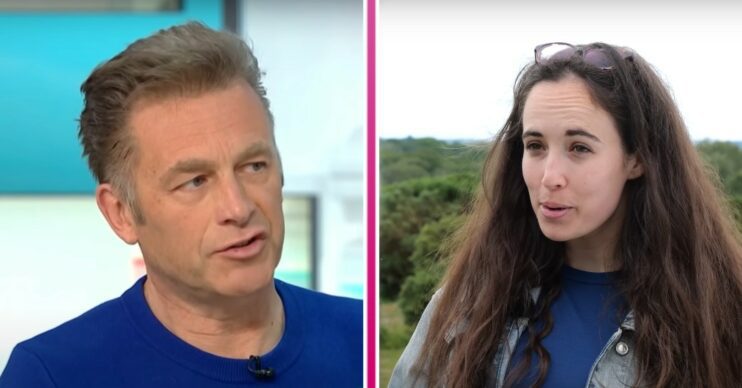 Celebrity Gogglebox stars Chris Packham and Megan McCubbin