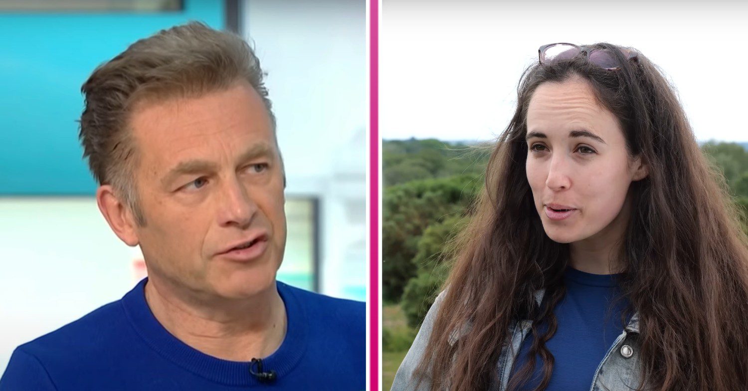 Celebrity Gogglebox stars Chris Packham and Megan McCubbin