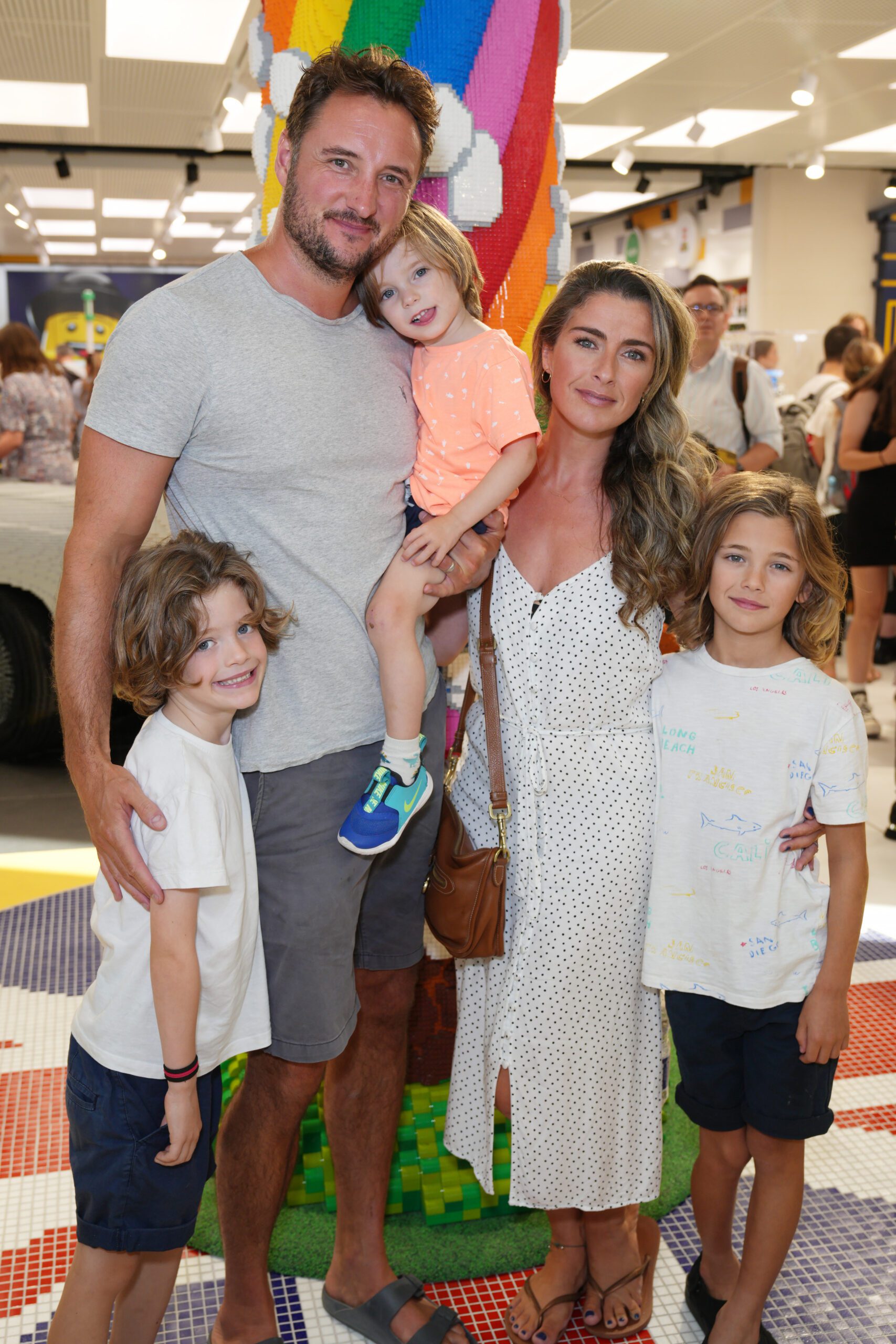 James Bye and wife Victoria with their kids 
