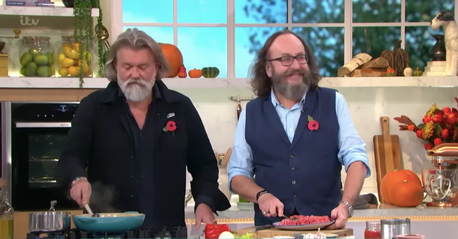 Hairy Bikers Si King and Dave Myers talking on This Morning