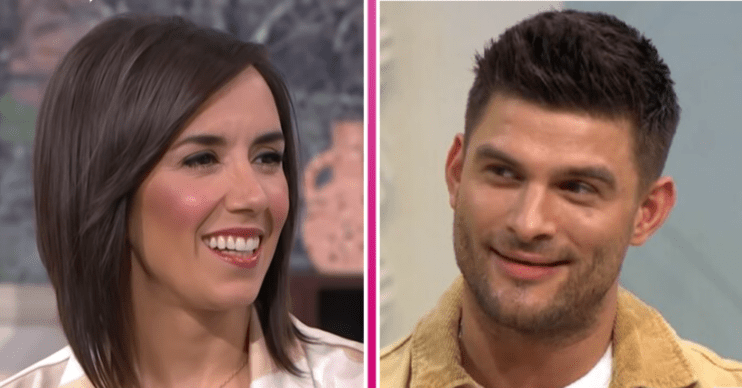 Janette and Aljaz split image