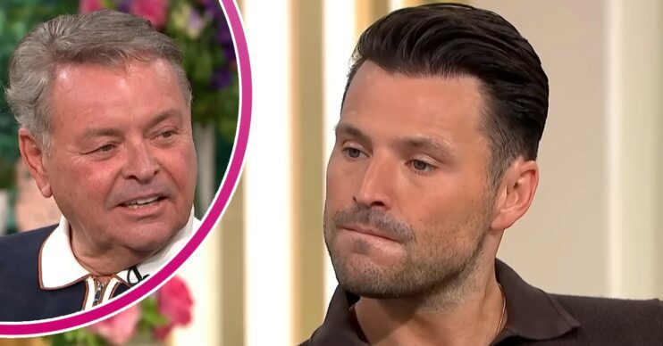 Mark Wright with dad Mark senior