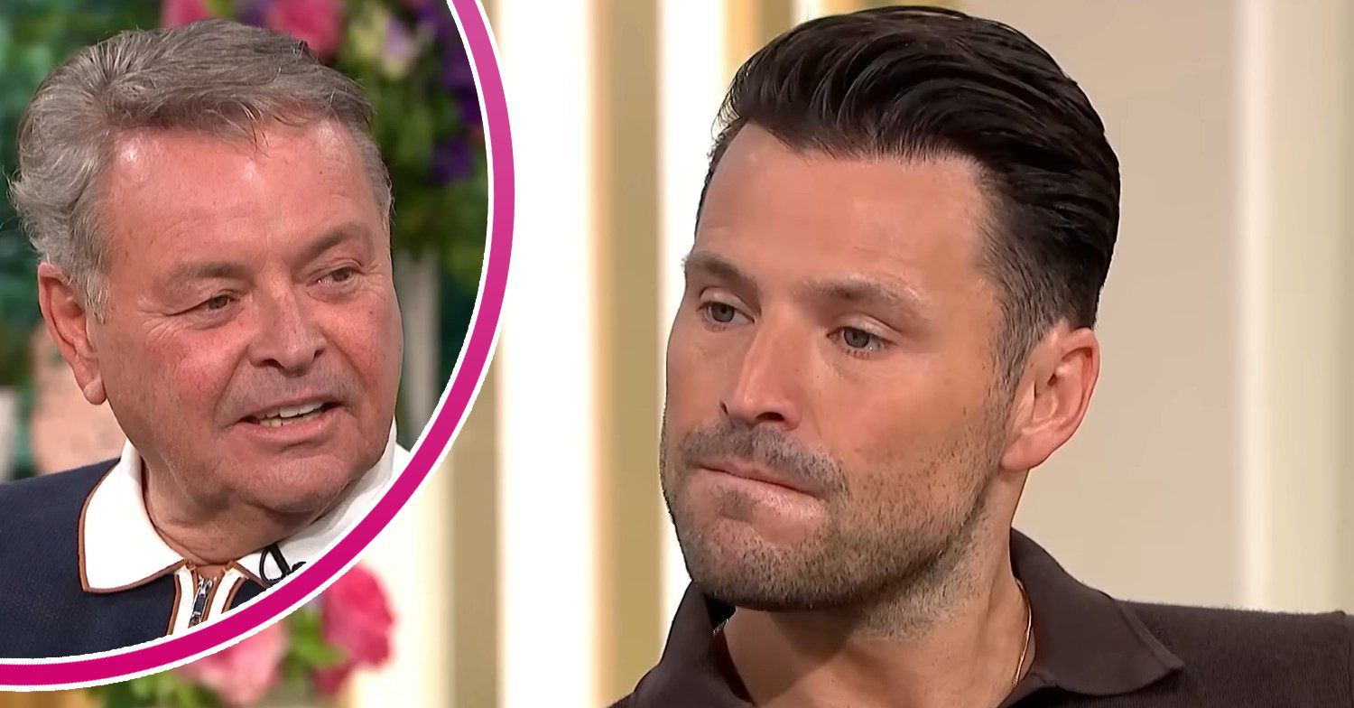 Mark Wright with dad Mark senior