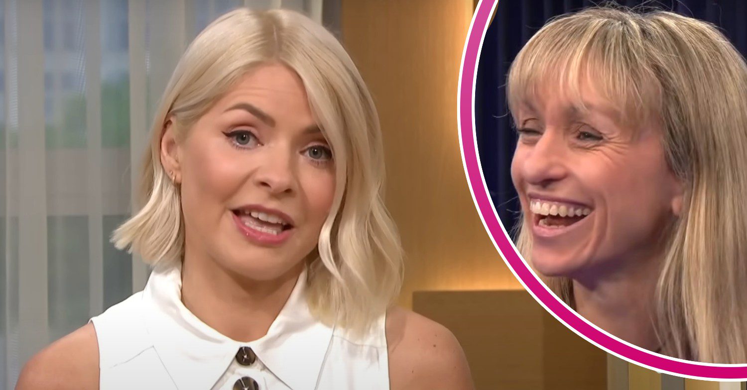 Holly Willoughby on This Morning / Michaela Strachan laughing